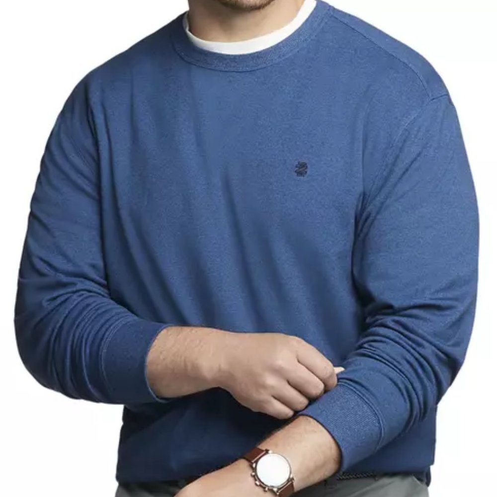 IZOD Big & Tall Crewneck Fleece Sweater